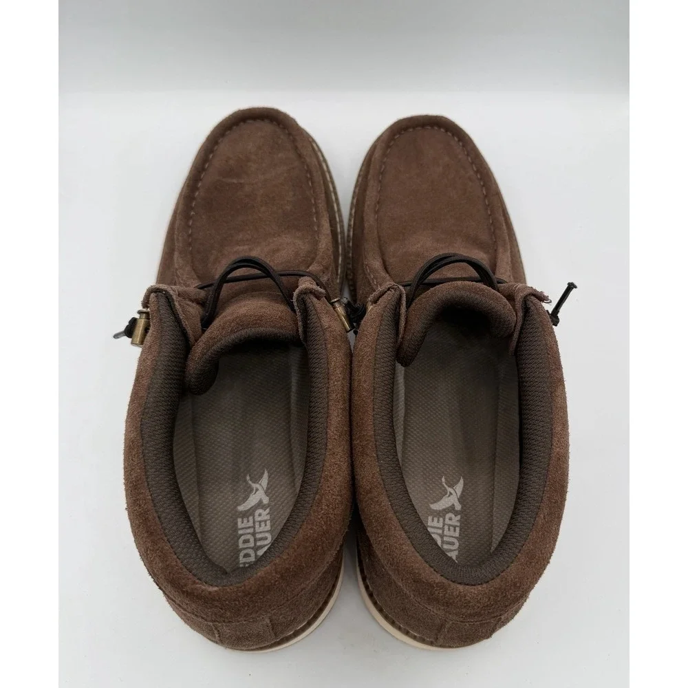 Eddie Bauer Mens Chukka Boots Brown Suede Size 12 M